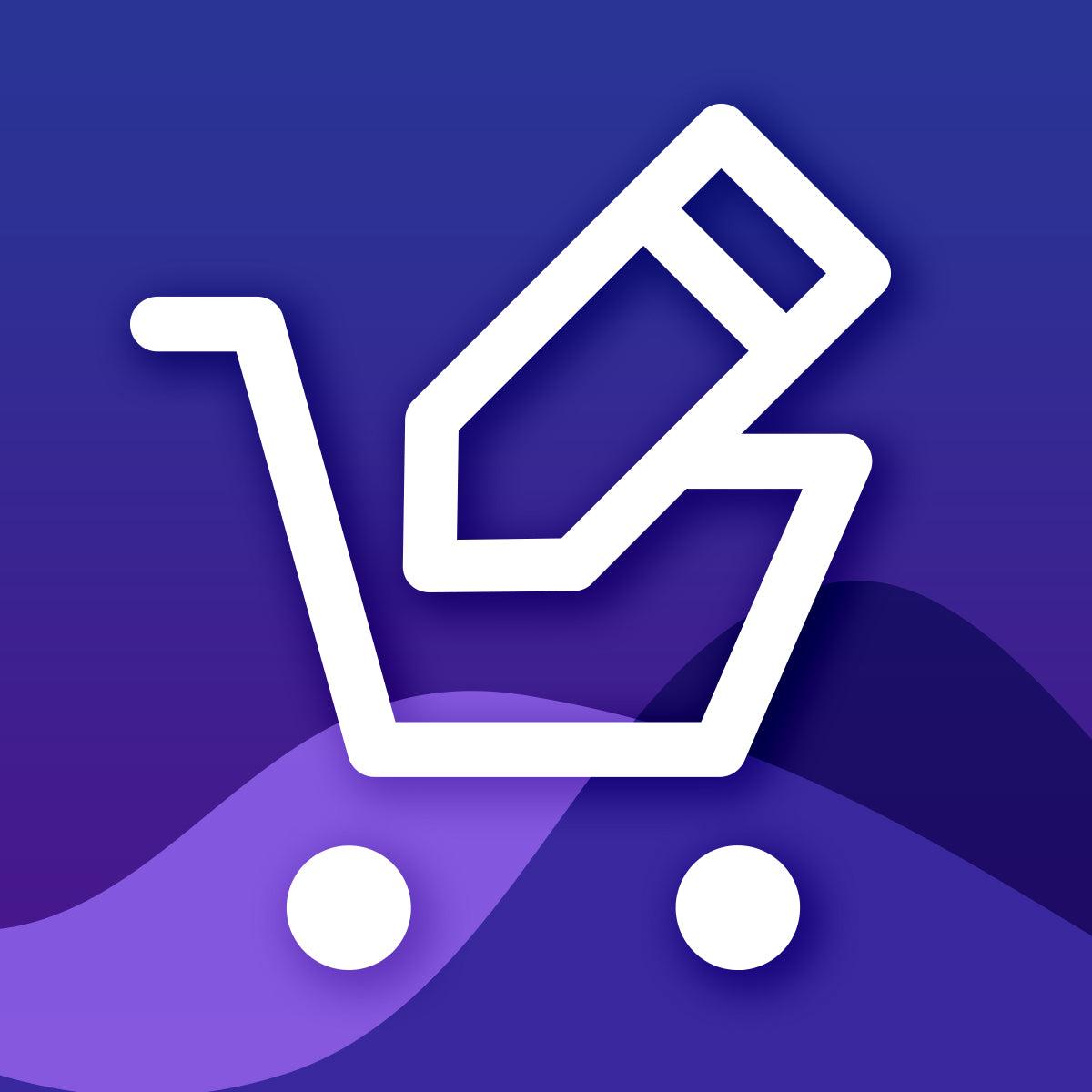Cart Pencil app LOGO